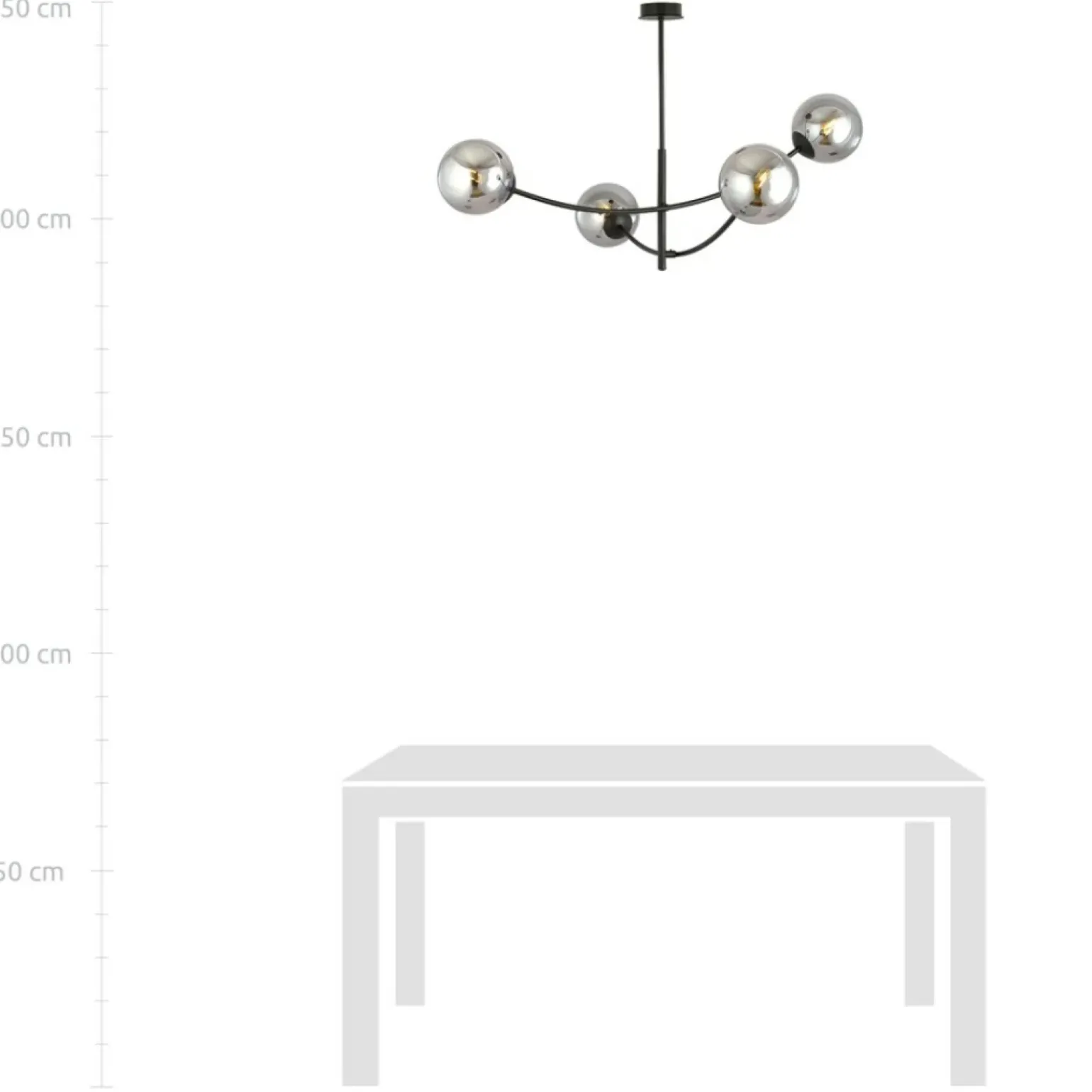 Online Lampa sufitowa w stylu loftowym, do sypialni 1100/4 HUNTER | Kaja Żyrandole Nowoczesne