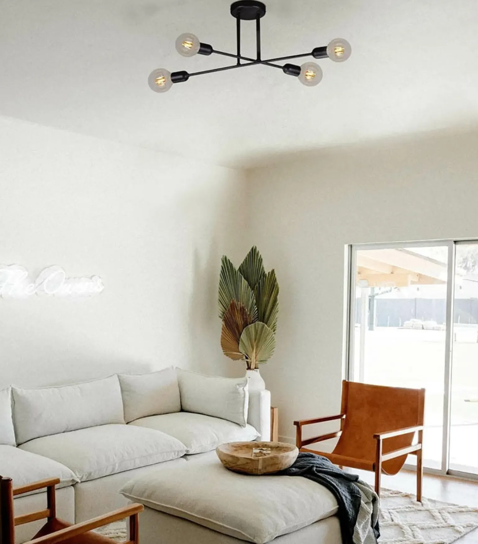 Cheap Lampa sufitowa w surowym stylu K-4382 SITYA BLACK | Kaja Oświetlenie Żyrandole Nowoczesne