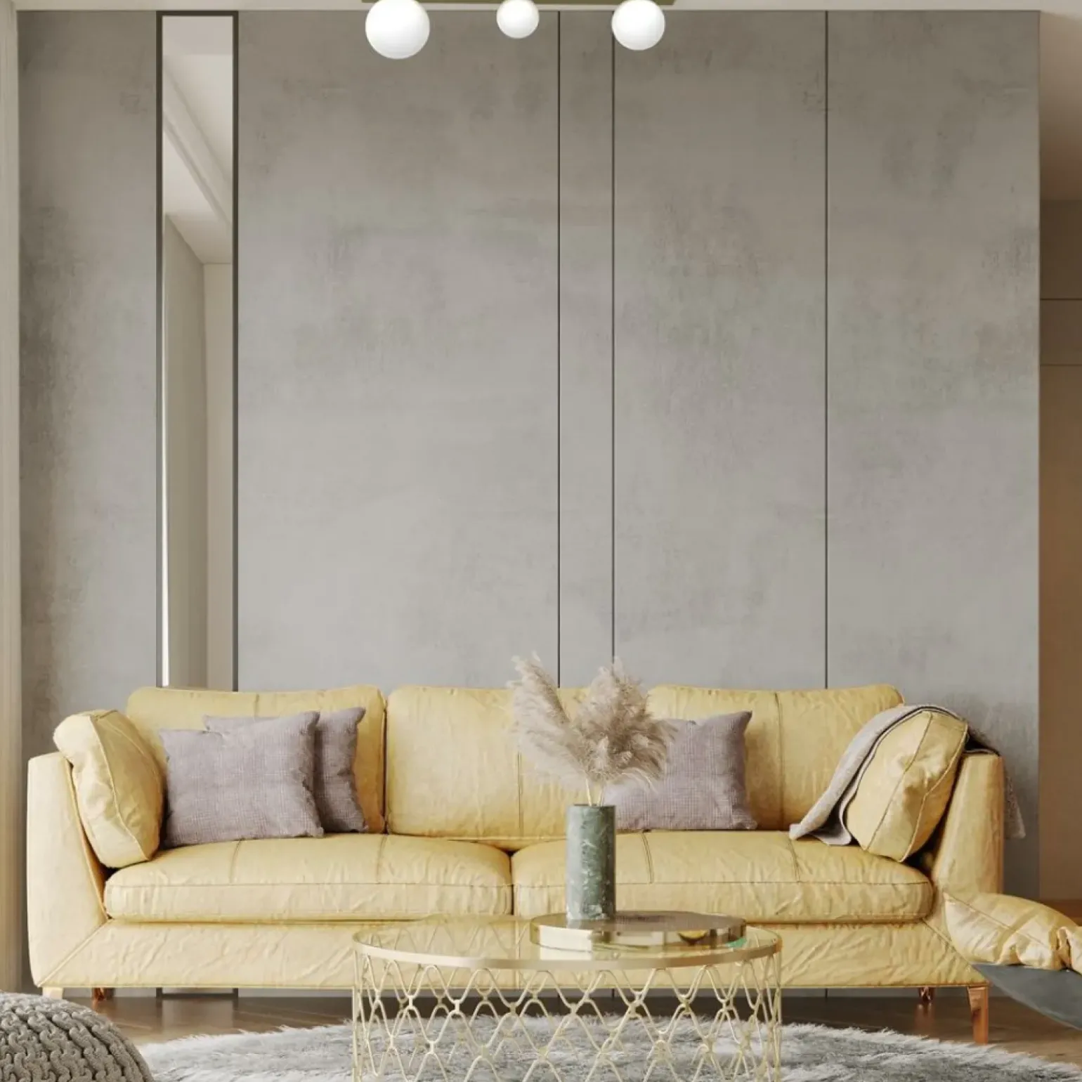 Best Lampa sufitowa w złotym kolorze, z kloszami MLP8397 z serii BIBIONE | Kaja Oświe Żyrandole Nowoczesne