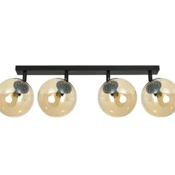 Cheap Lampa sufitowa z 4 kloszami w kolorze miodu 778/4 | Kaja Oświetlenie Żyrandole Nowoczesne