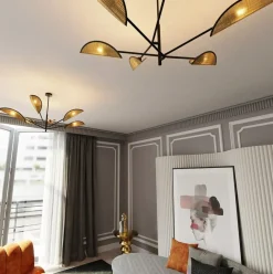 Fashion Lampa sufitowa z abażurami w stylu boho 1160/6 VENE | Kaja Oświetlenie Żyrandole Nowoczesne