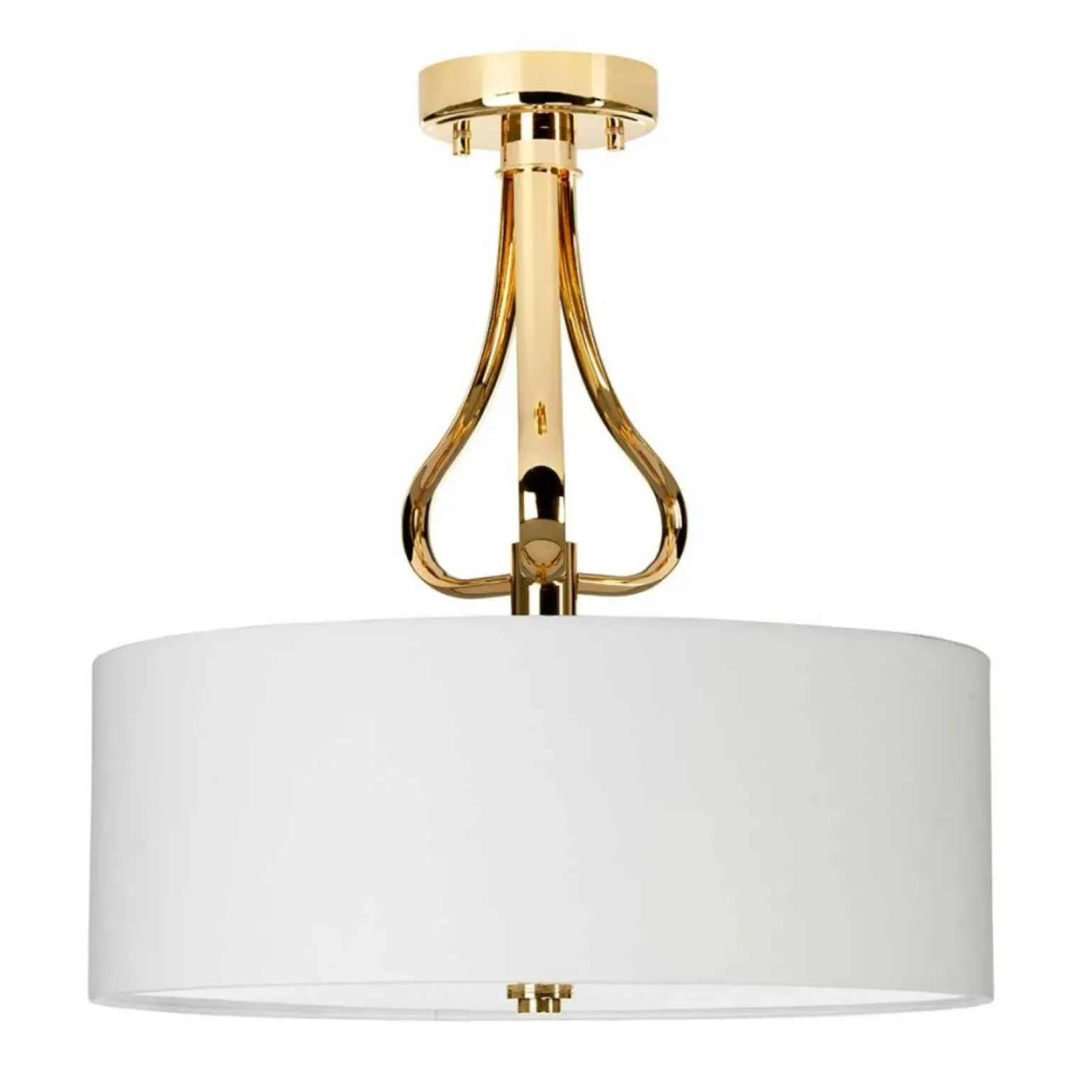 Store Lampa sufitowa z abażurem BATH-FALMOUTH-SF-FG z serii FALMOUTH Żyrandole Nowoczesne