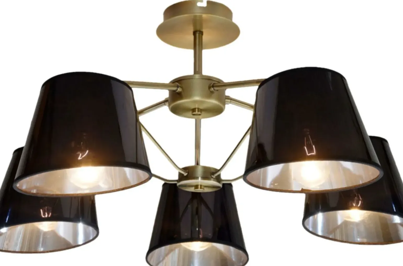 Sklep Kaja Lampa sufitowa z błyszczącymi abażurami 35-54999 CORTEZ | Kaja