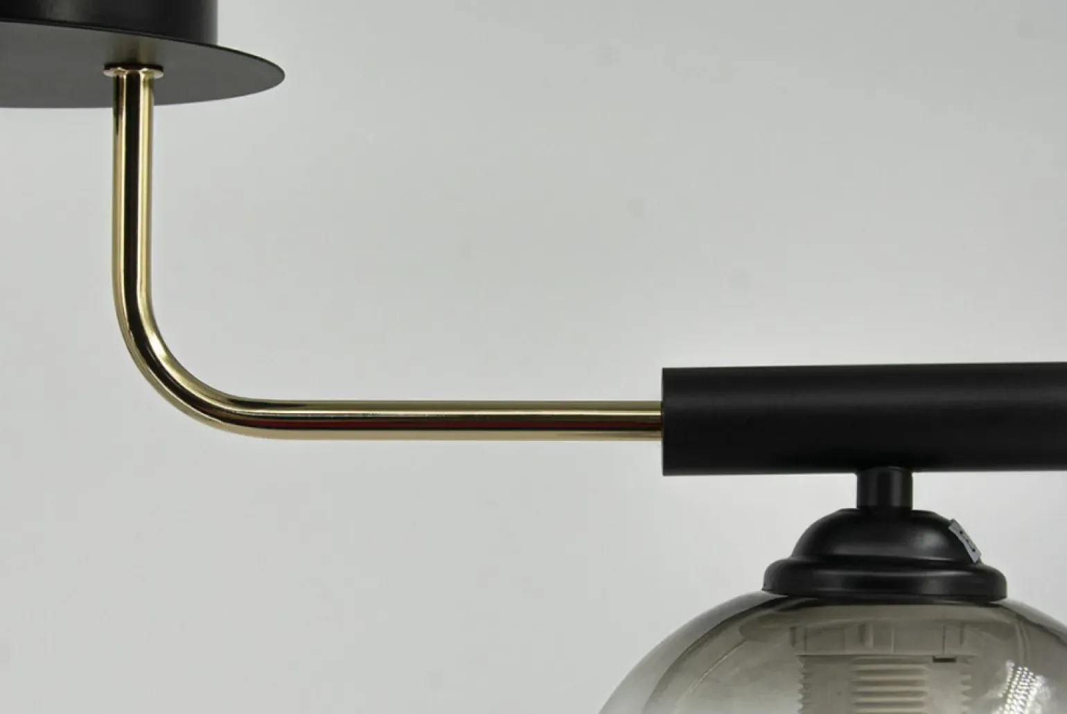 Sale Lampa sufitowa z czarno złotą oprawą 2207/3 BL TR | Kaja Oświetlenie Żyrandole Nowoczesne