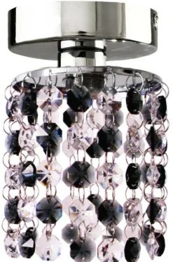 Sklep Kaja Lampa sufitowa z czarnymi kryształkami 91-35915 ROYAL | Kaja