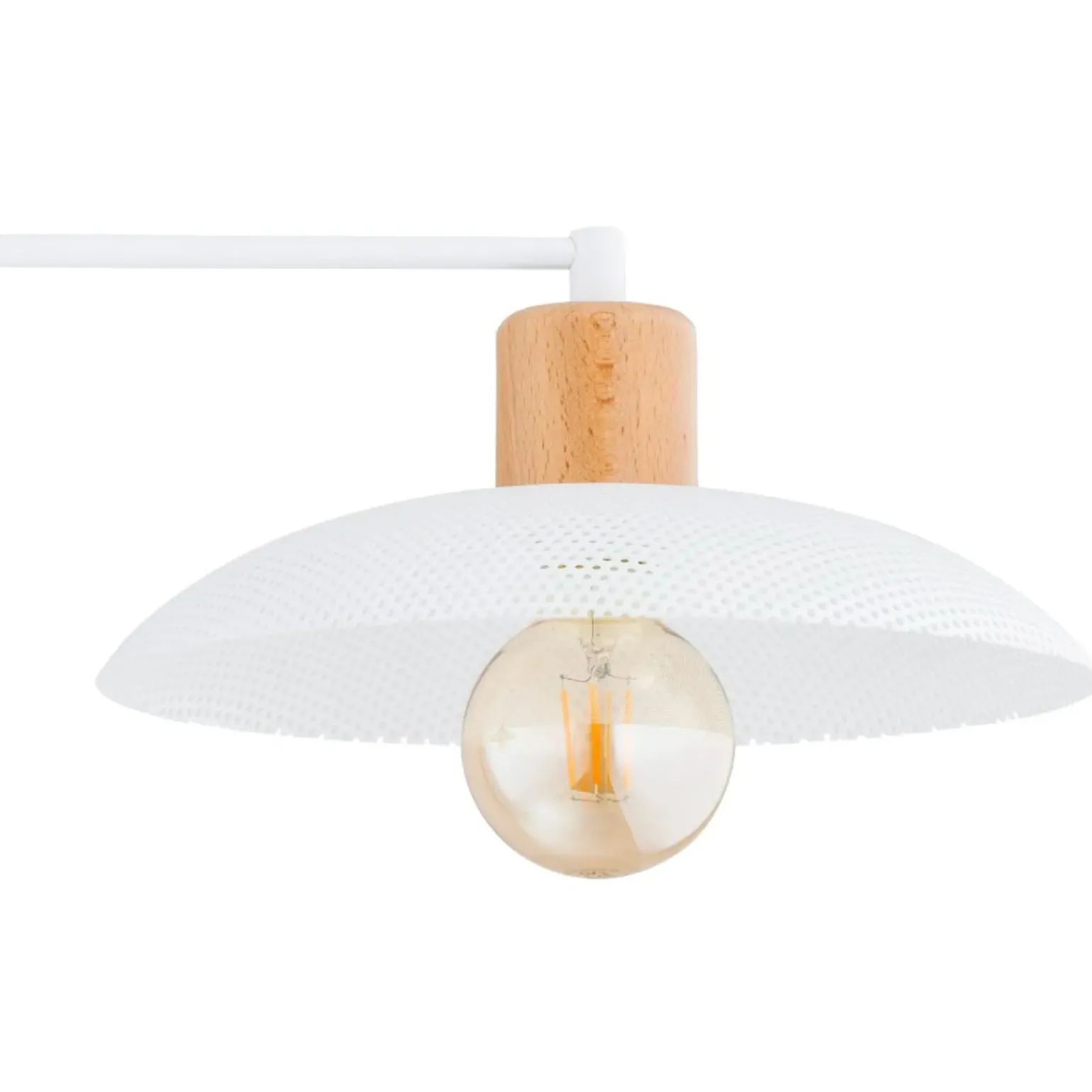 Best Lampa sufitowa z drewnianymi oprawkami 1319/4 KOBE | Kaja Oświetlenie Żyrandole Nowoczesne