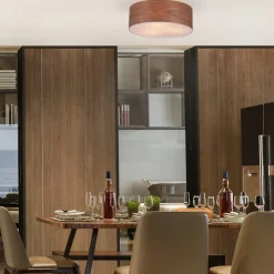 Sklep Kaja Lampa sufitowa z m abażurem ABR-PLO-DE-3XE27 BOSCO | Kaja