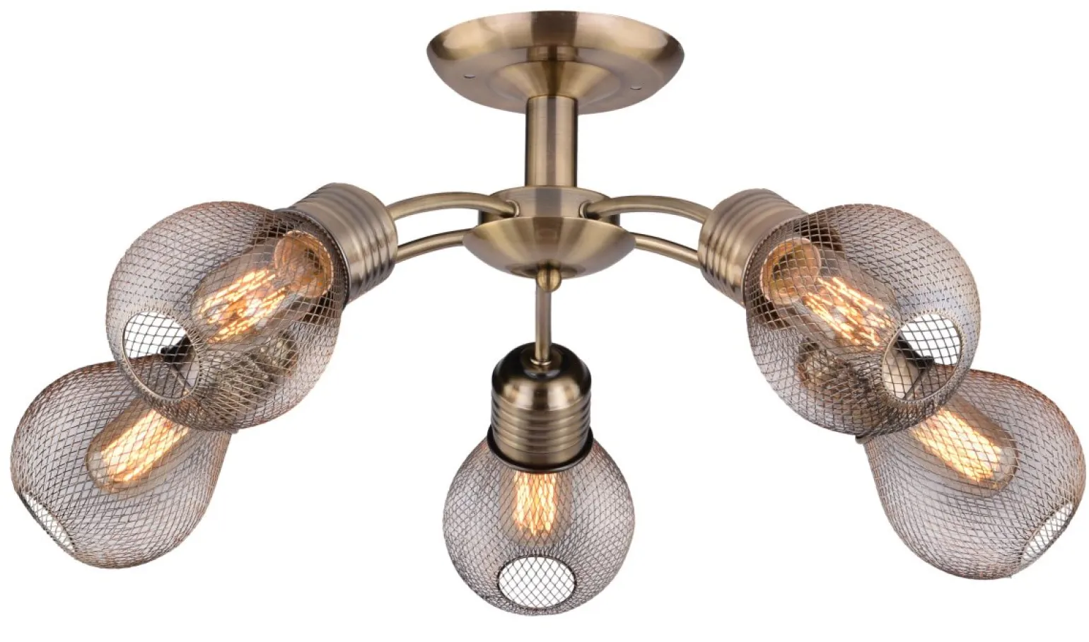 Sklep Kaja Lampa sufitowa z drucianymi kloszami 35-56603 GLIVA | Kaja Oświetlenie