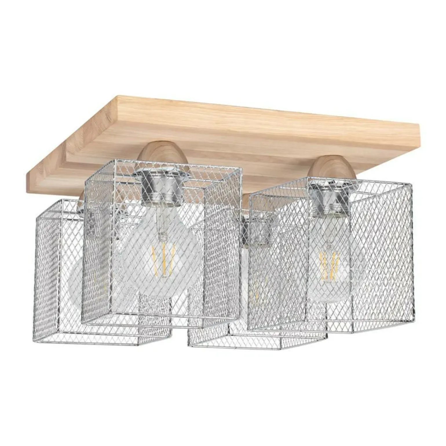 Hot Lampa sufitowa z drucianymi kloszami 8175474 NORMAN WOOD | Kaja Żyrandole Nowoczesne