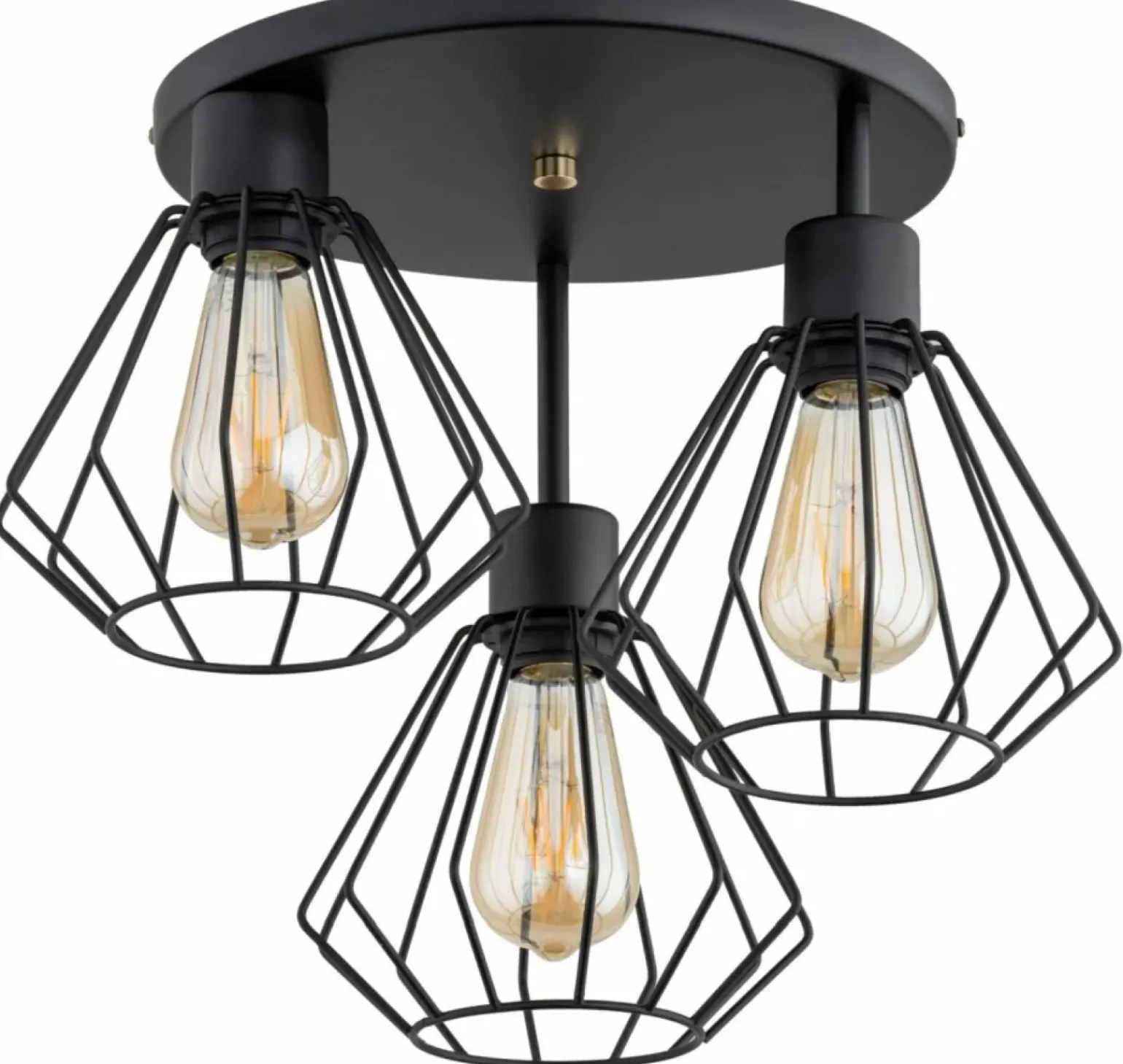 Cheap Lampa sufitowa z drucianymi, geometrycznymi kloszami AL 62351 TUET Żyrandole Nowoczesne