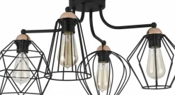 Hot Lampa sufitowa z drucianymi kloszami TK 1645 GALAXY | Kaja Oświetlenie Żyrandole Nowoczesne