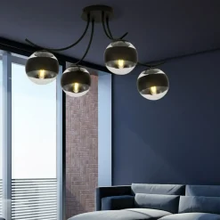 Best Sale Lampa sufitowa z dwukolorowymi kloszami 1111/4 BOSTON | Kaja Żyrandole Nowoczesne