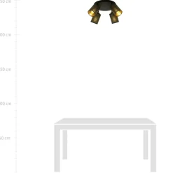 Best Sale Lampa sufitowa z dwukolorowymi abażurami 1152/4PREM BRONX | Kaja Żyrandole Nowoczesne