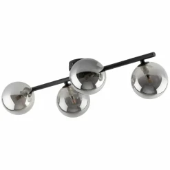 Outlet Lampa sufitowa z grafitowymi kloszami TK 6856 ESTERA BLACK | Kaja Żyrandole Nowoczesne