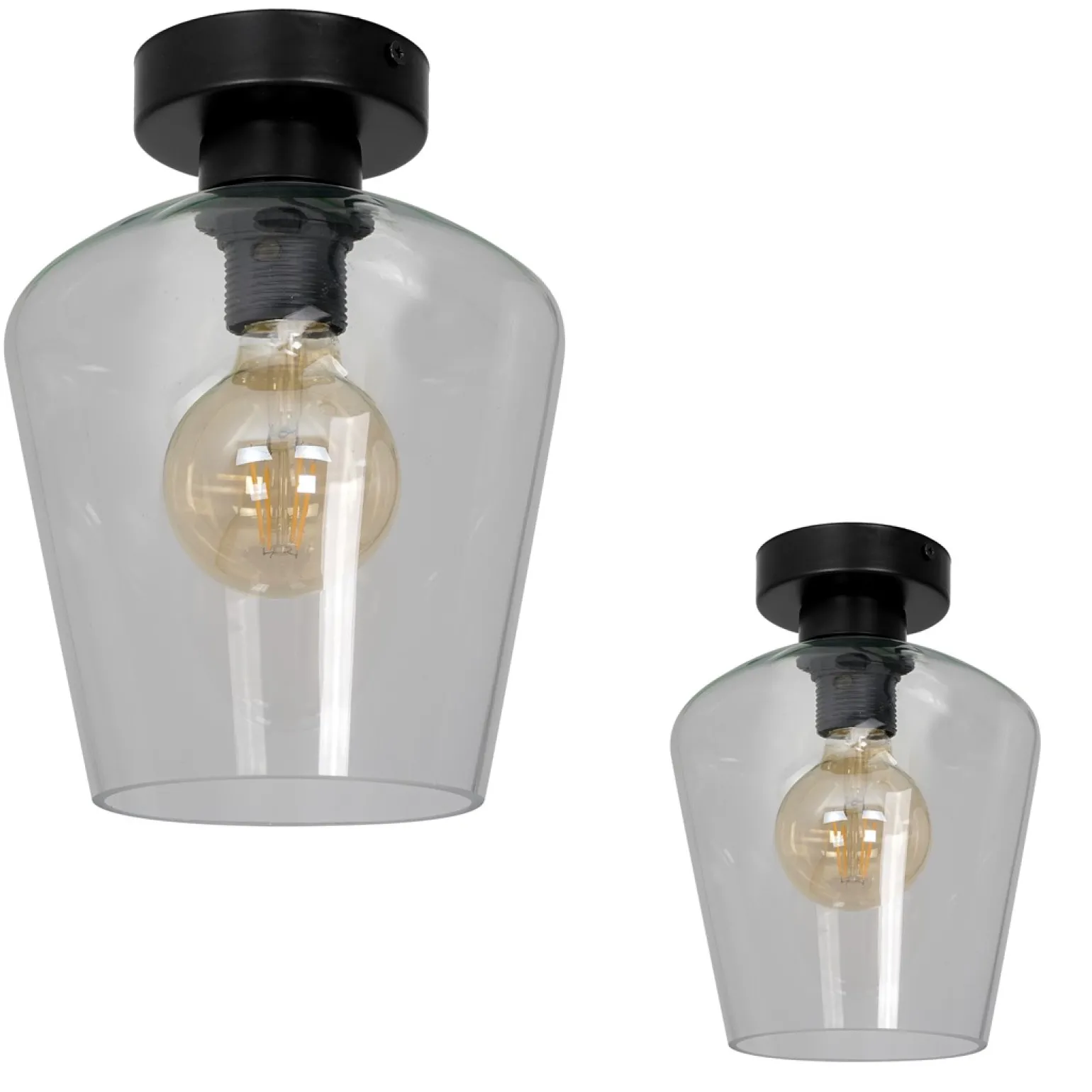 Sklep Kaja Lampa sufitowa z jednym źródłem światła MLP6602 SANTIAGO | Kaja