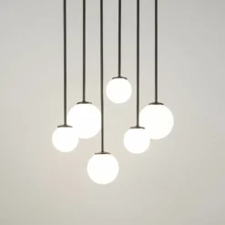 Best Lampa sufitowa z kloszami na sztywnych rurkach SIG 33499 TULIA | Kaja Żyrandole Nowoczesne