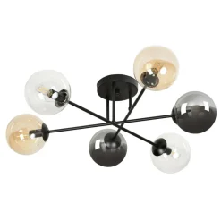 Outlet Lampa sufitowa z kolorowymi kloszami 834/6B2 | Kaja Oświetlenie Żyrandole Nowoczesne