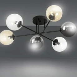 Outlet Lampa sufitowa z kolorowymi kloszami 834/6B2 | Kaja Oświetlenie Żyrandole Nowoczesne