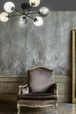 Outlet Lampa sufitowa z kolorowymi kloszami 834/6B2 | Kaja Oświetlenie Żyrandole Nowoczesne