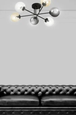 Outlet Lampa sufitowa z kolorowymi kloszami 834/6B2 | Kaja Oświetlenie Żyrandole Nowoczesne