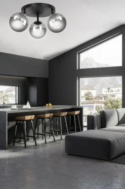 New Lampa sufitowa z kulistymi kloszami 777/3APREM | Kaja Oświetlenie Żyrandole Nowoczesne