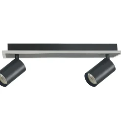 Sale Lampa sufitowa z ledem dookoła listwy LP-0612/2WS BK PARMA | Kaja Żyrandole Nowoczesne