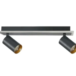 Sale Lampa sufitowa z ledem dookoła listwy LP-0612/2WS BK PARMA | Kaja Żyrandole Nowoczesne