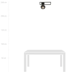 Sklep Kaja Lampa sufitowa z metalową ramką, do holu 1132/1D IMAGO | Kaja