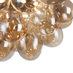 Cheap Lampa sufitowa z miodowymi kloszami MOD112CL-08G BALBO | Kaja Żyrandole Nowoczesne