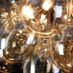 Cheap Lampa sufitowa z miodowymi kloszami MOD112CL-08G BALBO | Kaja Żyrandole Nowoczesne