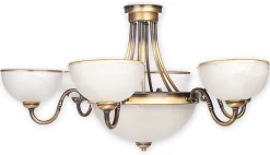 Sklep Kaja Lampa sufitowa z mlecznymi kloszami O2096 W8 PAT SATO | Kaja