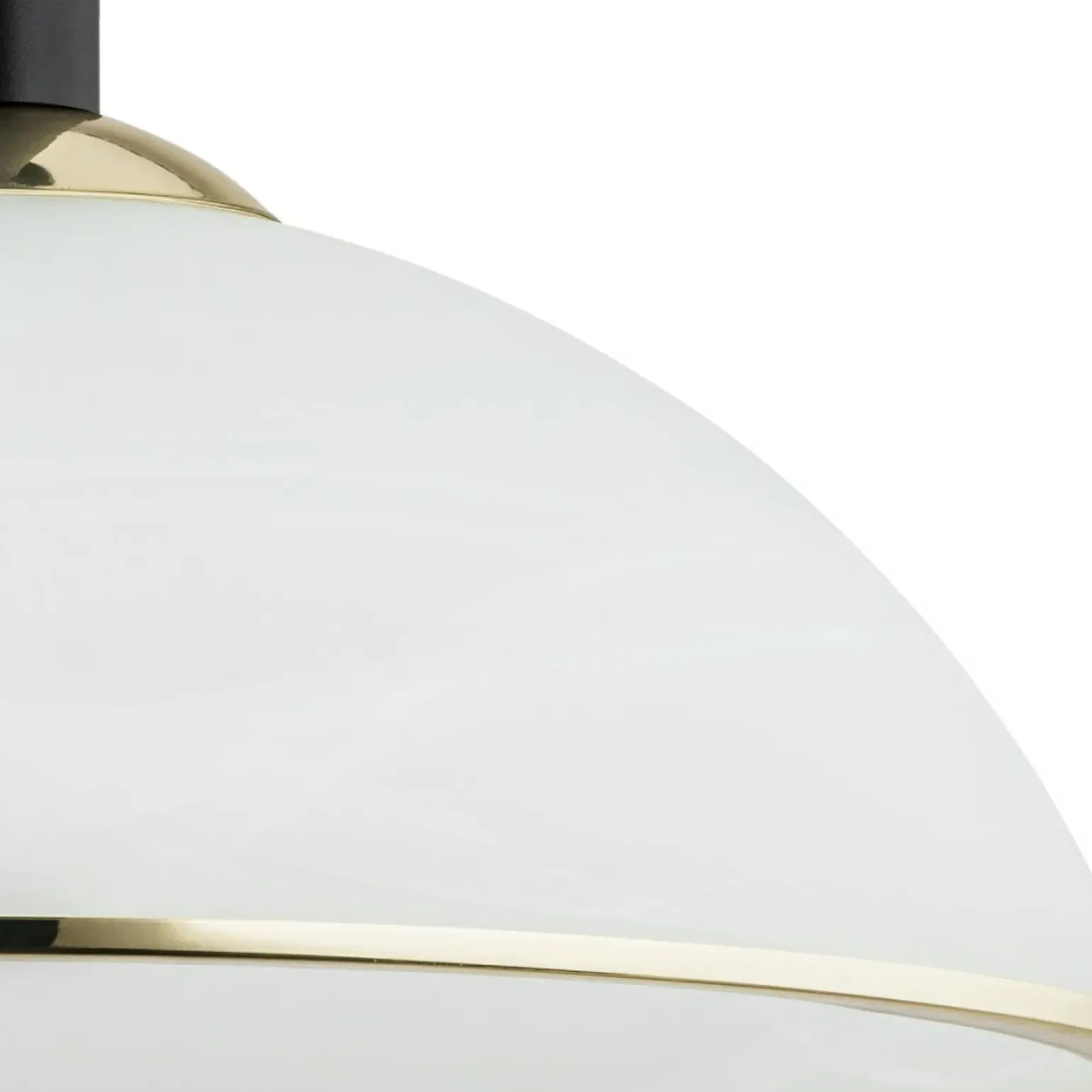 Sklep Kaja Lampa sufitowa z mlecznym kloszem O2921 W1 CZA ZL LAVA | Kaja