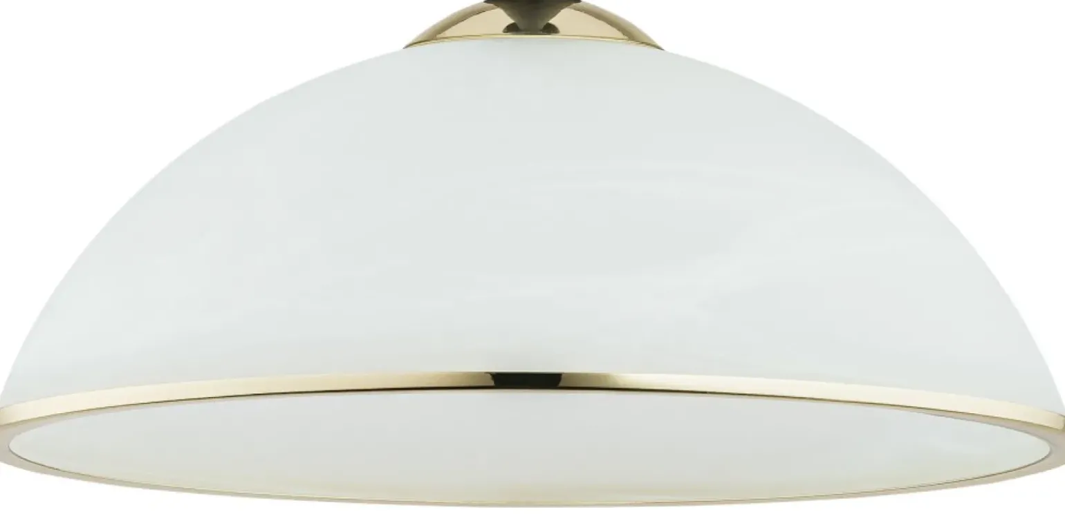 Sklep Kaja Lampa sufitowa z mlecznym kloszem O2921 W1 CZA ZL LAVA | Kaja