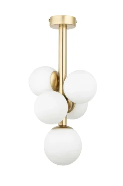 Outlet Lampa sufitowa z mlecznymi kloszami SIG 40778 z serii PERLA LUX Żyrandole Nowoczesne