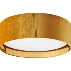 Sklep Kaja Lampa sufitowa z musztardowym abażurem TK 6123 TERCINO | Kaja
