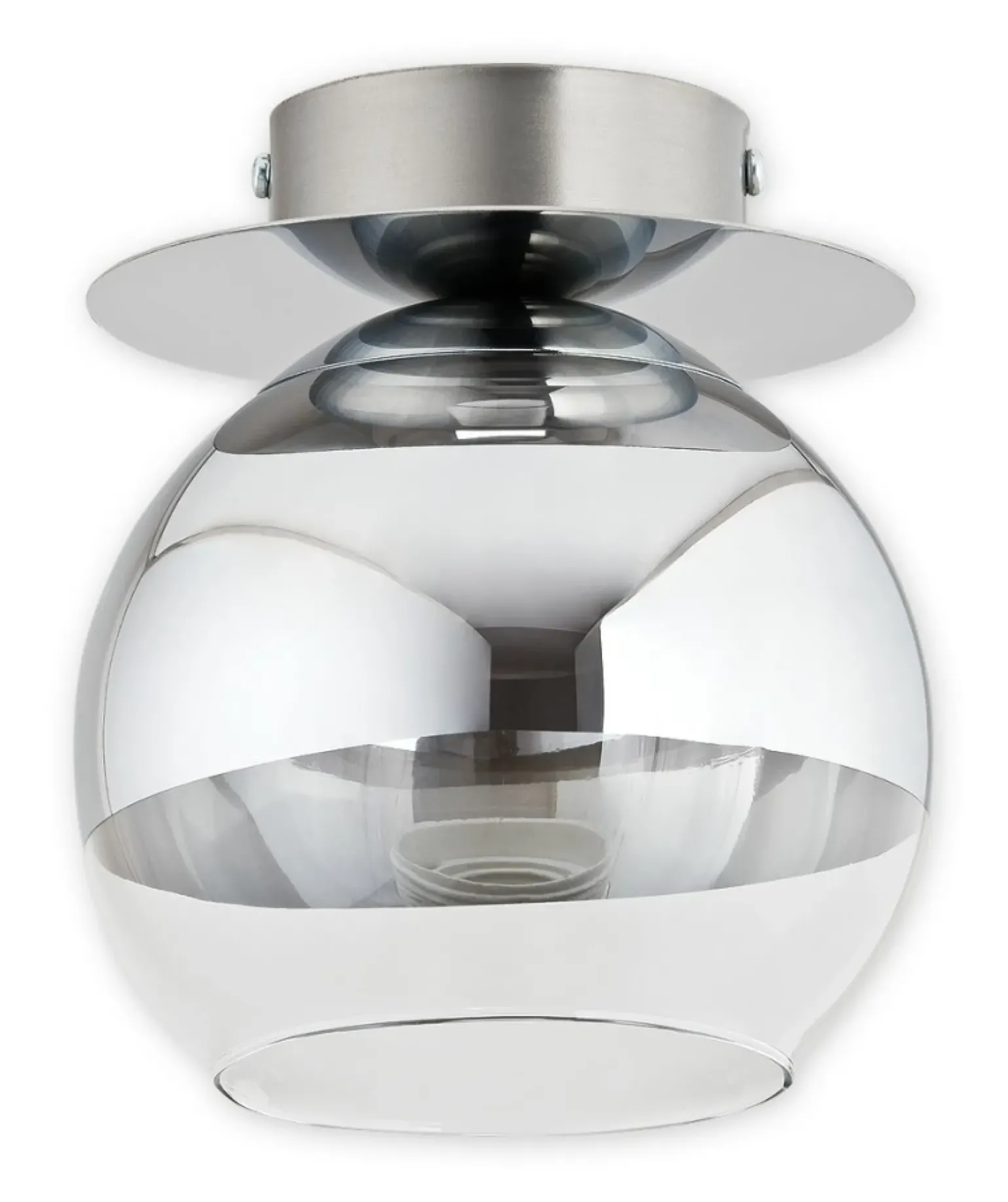 Sklep Kaja Lampa sufitowa z okrągłym kloszem O2541 P1 CH COLOURS | Kaja