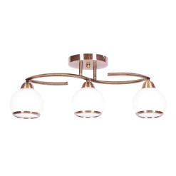 Sklep Kaja Lampa sufitowa z okrągłymi kloszami K-JSL-6084/3 AB LARA | Kaja