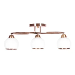 Sklep Kaja Lampa sufitowa z okrągłymi kloszami K-JSL-6084/3 AB LARA | Kaja