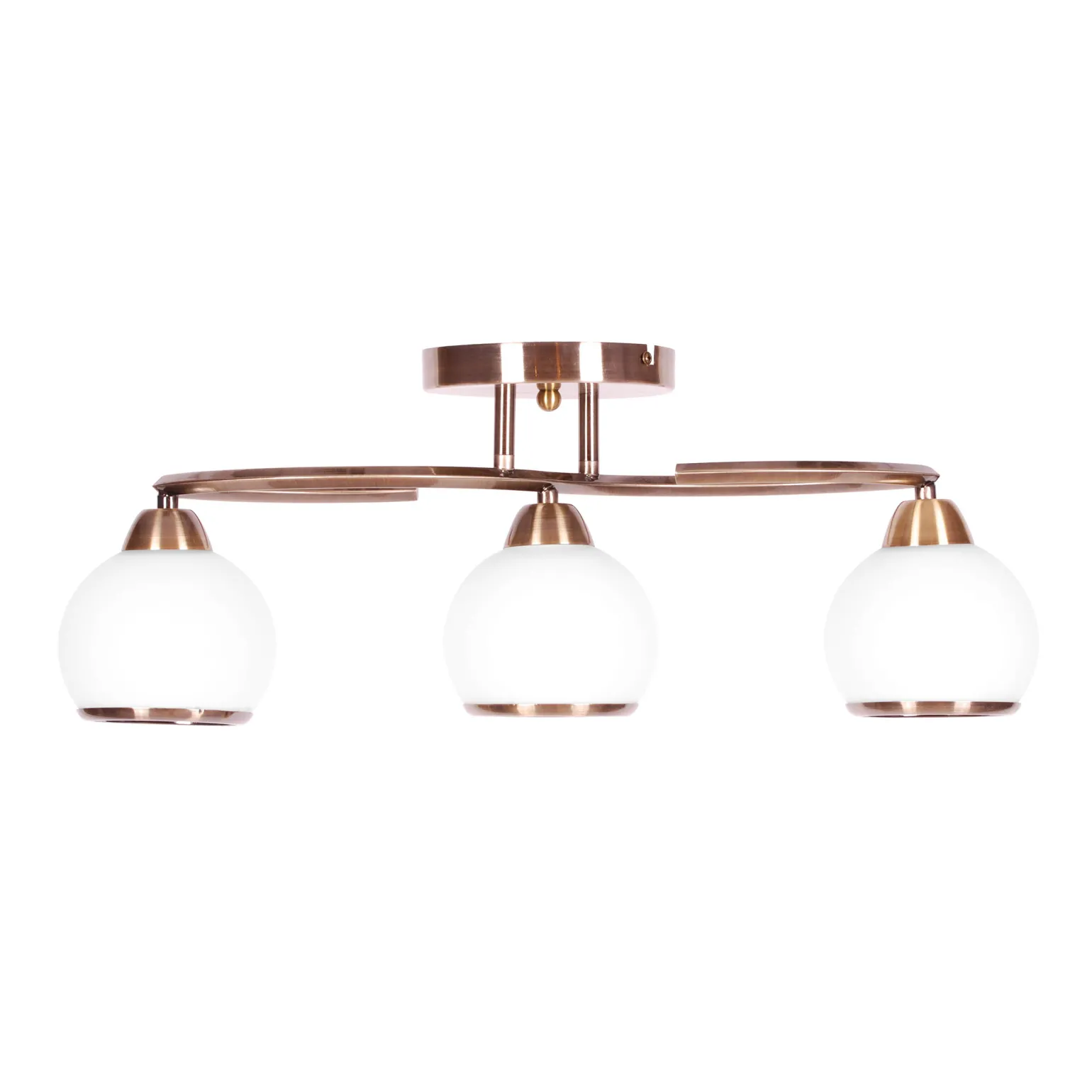 Sklep Kaja Lampa sufitowa z okrągłymi kloszami K-JSL-6084/3 AB LARA | Kaja