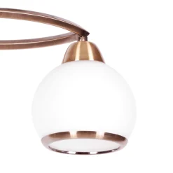 Sklep Kaja Lampa sufitowa z okrągłymi kloszami K-JSL-6084/3 AB LARA | Kaja