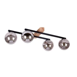 Sklep Kaja Lampa sufitowa z okrągłymi, ciemnymi kloszami TK 5712 z serii BOIS
