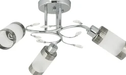 Sklep Kaja Lampa sufitowa z ozdobnymi kryształkami 8267/3 8C | Kaja Oświetlenie