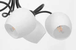 Store Lampa sufitowa z pięcioma matowymi kloszami K-5186 z serii BELLA Żyrandole Nowoczesne