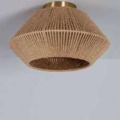Sklep Kaja Lampa sufitowa z plecionym abażurem ABR-PLEDI BOHO | Kaja Oświetlenie