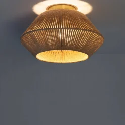 Sklep Kaja Lampa sufitowa z plecionym abażurem ABR-PLEDI BOHO | Kaja Oświetlenie