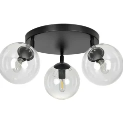 Store Lampa sufitowa z przezroczystymi kloszami 776/3APREM | Kaja Żyrandole Nowoczesne