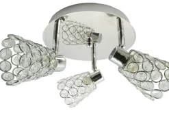 Best Lampa sufitowa z reflektorami, regulowany kąt 98-00491 z serii GLOSSY | Kaja Ośw Żyrandole Nowoczesne