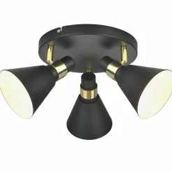 Store Lampa sufitowa z reflektorami MB-H16079CK-3 BIAGIO | Kaja Oświetlenie Żyrandole Nowoczesne