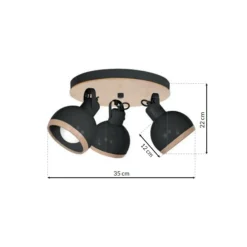 Best Sale Lampa sufitowa z regulowanym kątem świecenia MLP8659 z serii OVAL | Kaja Oświetl Żyrandole Nowoczesne