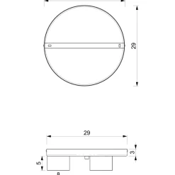 Clearance Lampa sufitowa z różowymi elementami MLP7556 z serii DIXIE | Kaja Oświetlenie Żyrandole Nowoczesne